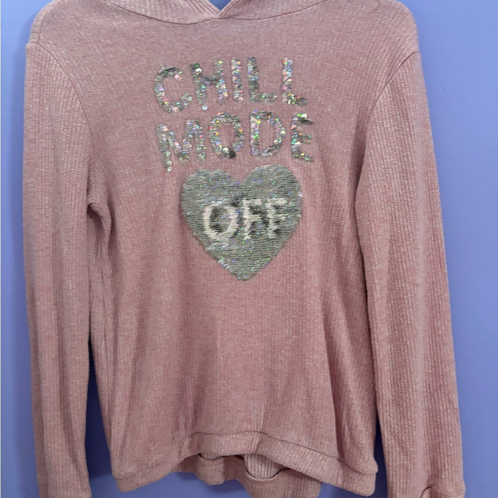 btween Pink 'Chill Mode Off' Kids Top